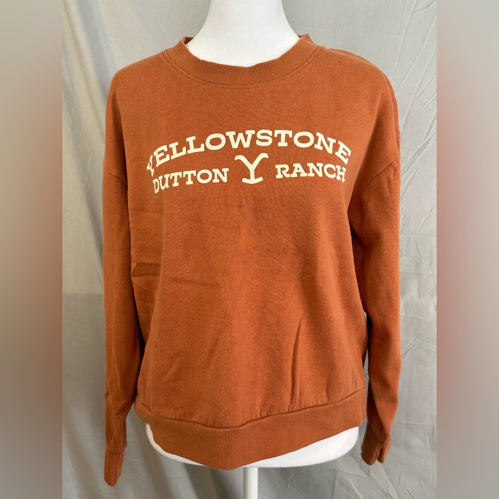 Yellowstone Dutton Ranch Women's Rust colored Sweatshirt